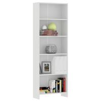 Etajera BART - alb, Modern, material pe bază de lemn (60/175,5/24,3cm) - Best Price