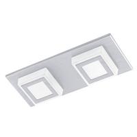 Deckenleuchte 94506 Masiano Alufarben - Alufarben, Basics, Kunststoff/Metall (25/10/5cm) - Eglo