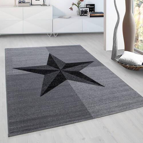 Webteppich Plus Grau ca. 140x200cm - Grau, Basics, Textil (140/200cm) - Novel