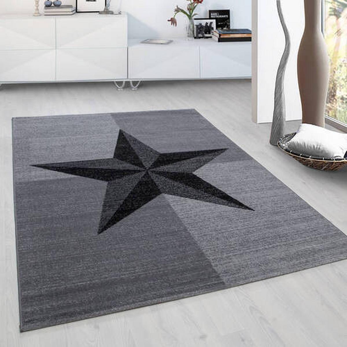 Tkana Preproga Plus, Siva, 140x200cm - siva, Basics, tekstil (140/200cm) - Novel