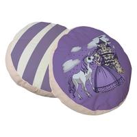 Okrasna Blazina Pferd, Vijolična, Bela - barve bezga, Konvencionalno, tekstil (40/40cm) - MID.YOU