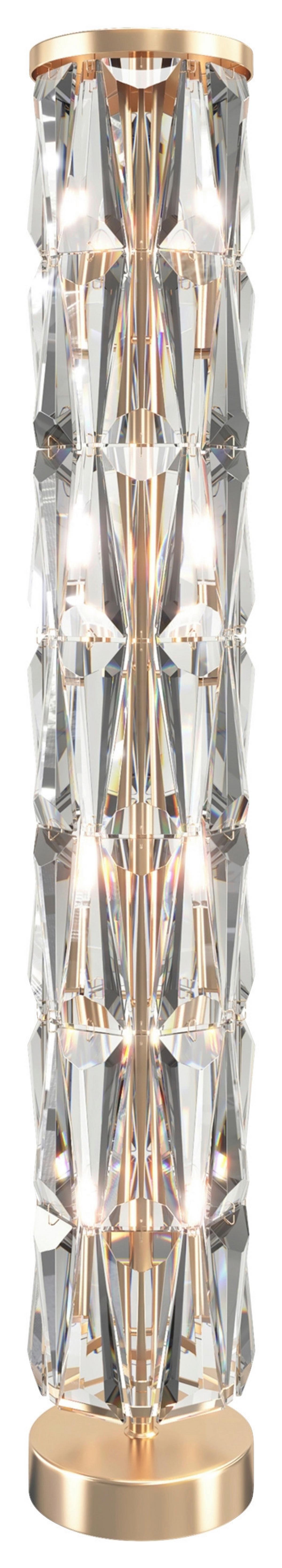 Stehleuchte Puntes Goldfarben max. 60 Watt - Goldfarben, Basics, Glas/Metall (20/126,5/20cm) - MAYTONI