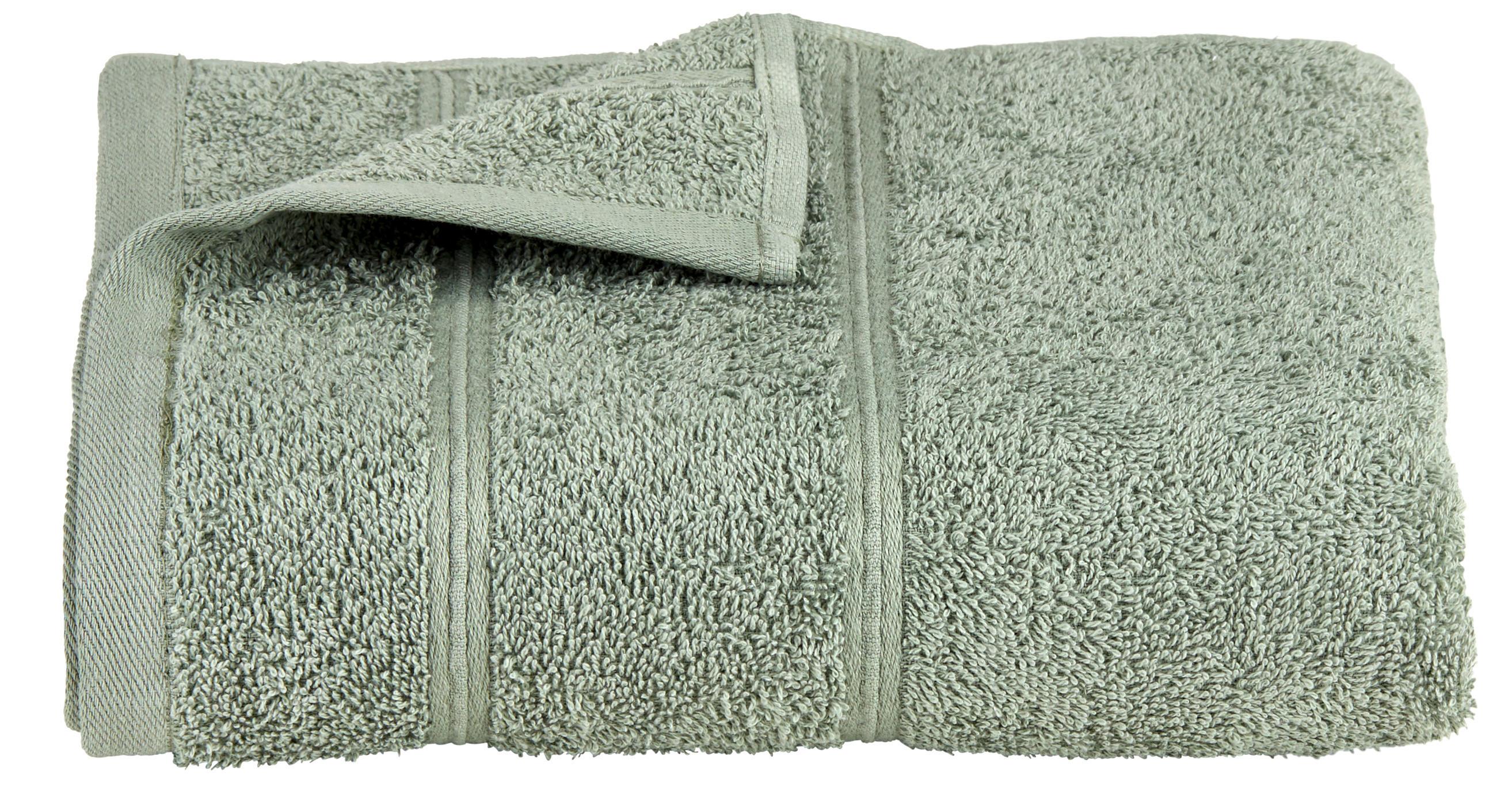 HANDDUK MELANIE - grön, textil (50/100cm) - Modern Living