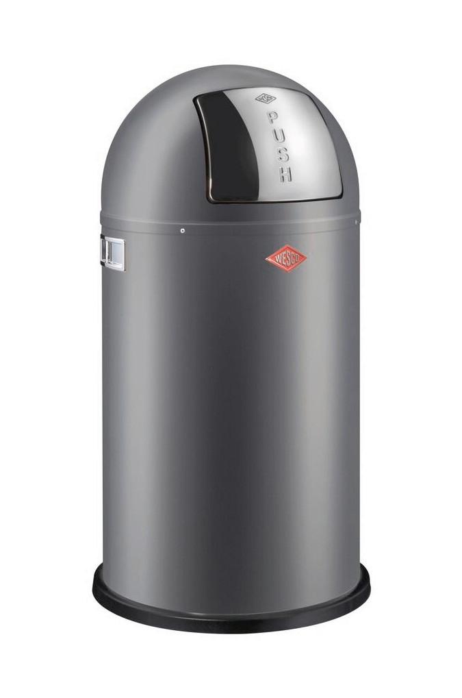 SORTOWNIK ODPADÓW 8011550 - kolor stalowy/kolor grafitowy, Konventionell, tworzywo sztuczne/metal (40/75,5cm) - Wesco