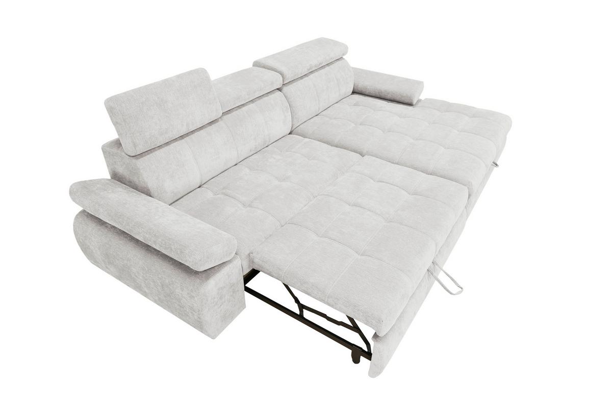Coltar VEGAS - gri deschis, Design, lemn/textil (294/173cm) - Modern Living