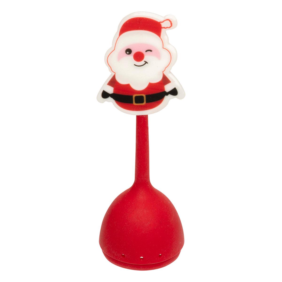 Strecurătoare pentru ceai Xmas - verde/roșu, Konventionell, plastic/metal (4/15,7cm)