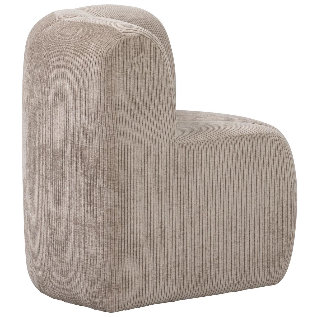 Eckbank Mojo Sandfarben B: 83cm - Sandfarben/Schwarz, MODERN, Kunststoff/Textil (83/83/83cm) - Livetastic