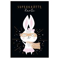 Postkarte Edelschwarz Multicolor - Basics, Papier (17,5/12cm)