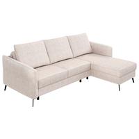 Sarokkanapé Ágyfunkcióval Viva - bézs, Konventionell, faalapú anyag/textil (247/88-109/167cm) - Premium Living