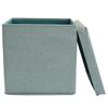 VIKBAR FÖRVARINGSKORG BOBBY -EXT- -AKT- -TOP- - grön, Modern, textil/kartong (33/33/33cm) - Mömax