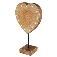Solarna Svetilka Love, S Sijalko - črna/rjava, Natur, kovina/umetna masa (19/9,5/50cm) - Globo