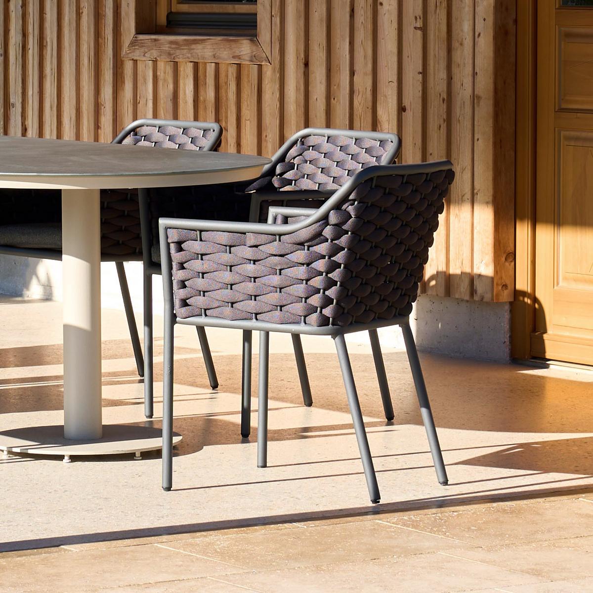 Stolica Louisa - antracit, Moderno, metal/tekstil (57/79/58cm) - Mömax