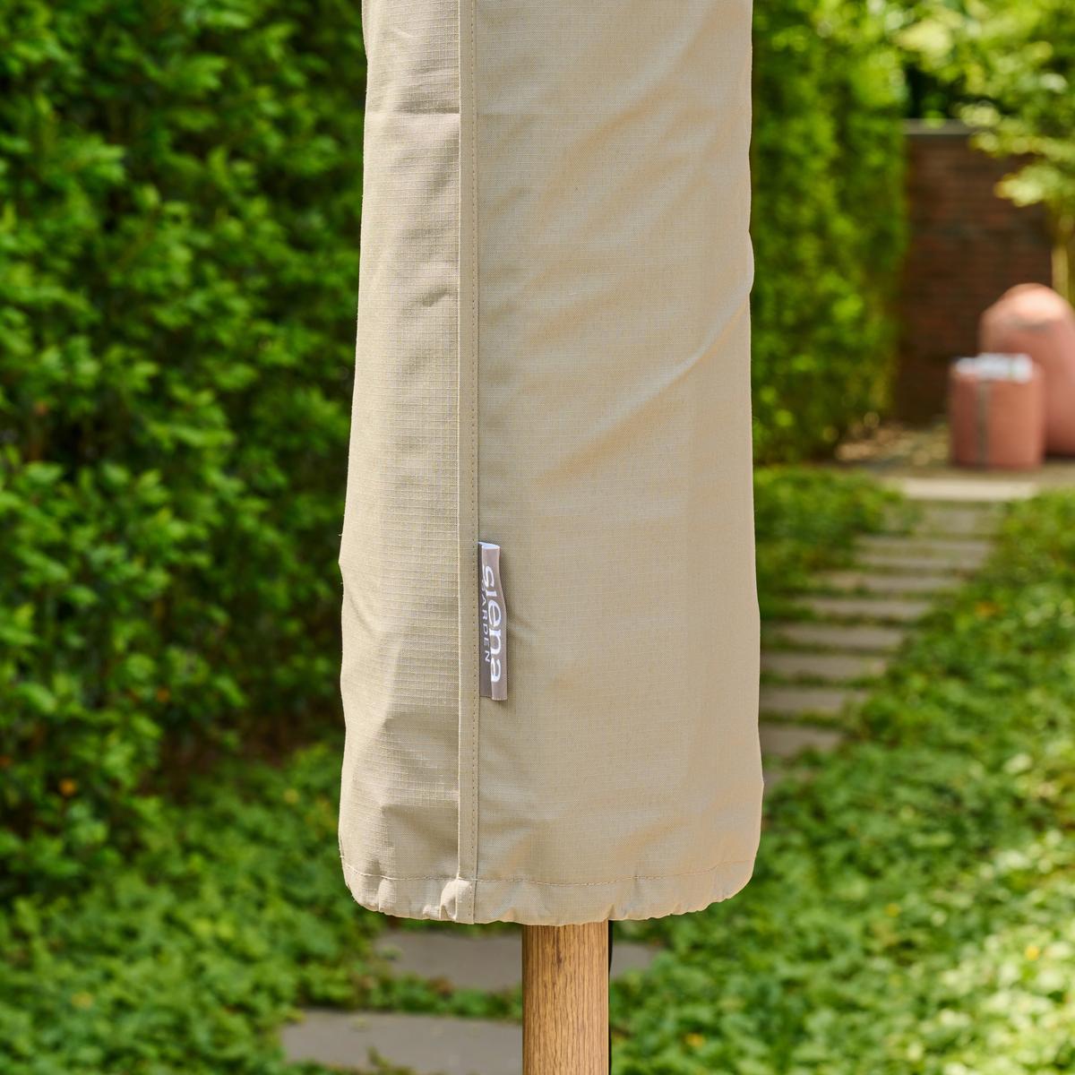 SCHIRMHÜLLE PLUS SONNENSCHIRM SCHUTZHÜLLE - Beige, MODERN, Kunststoff (40/215/30cm) - Siena Garden