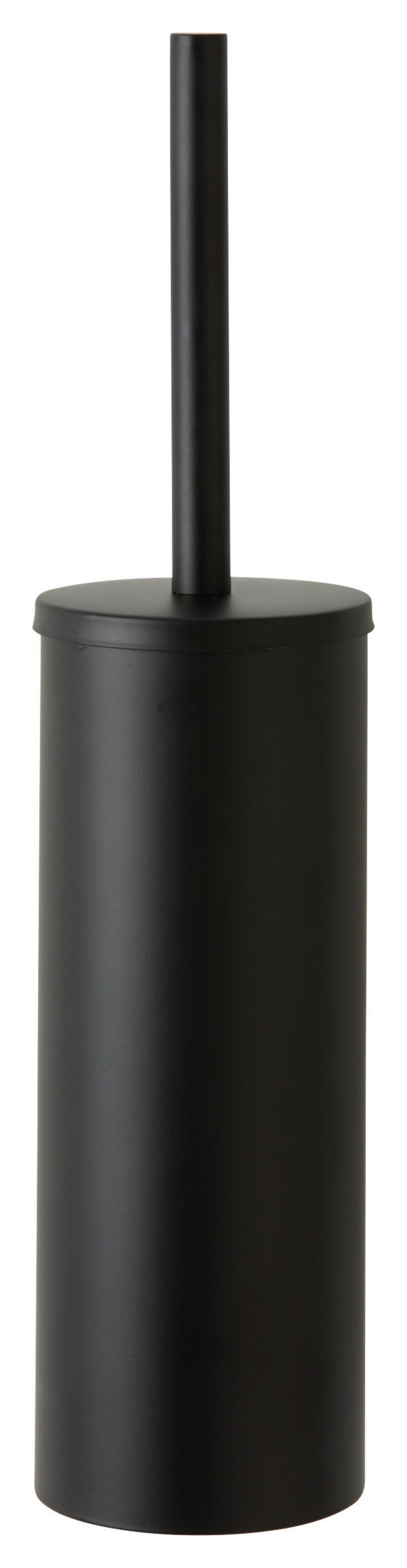 WC-Bürstengarnitur in Schwarz - Schwarz, MODERN, Kunststoff/Metall (9/39,5/13cm) - Mömax