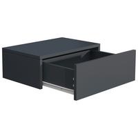 Nachtkästchen USAL M 45 Anthrazit - Anthrazit, MODERN, Holzwerkstoff (45/15/30cm) - MID.YOU