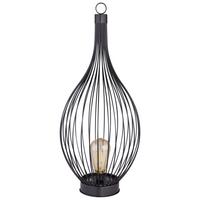Solarna Svetilka Solar, S Sijalko - črna, Trend, kovina/umetna masa (25/57cm) - Globo
