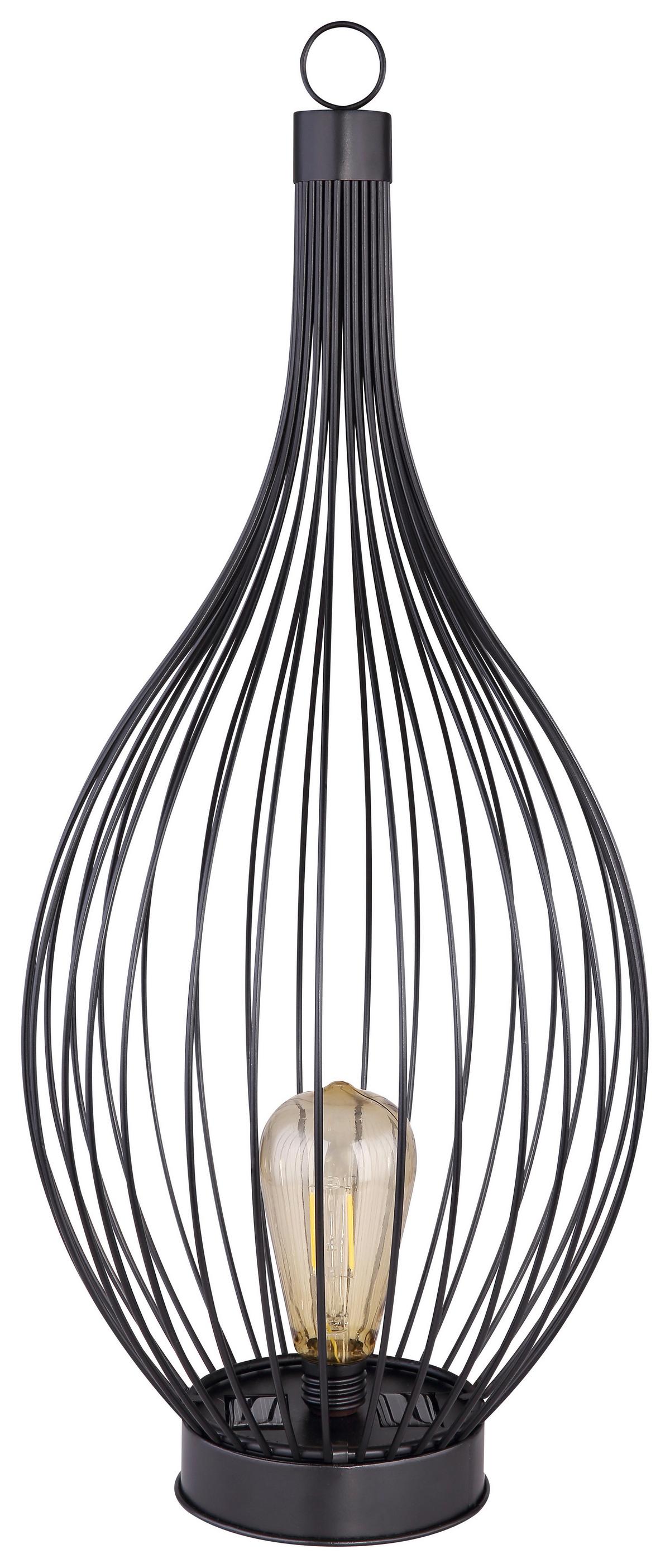 Solarna Svetilka Solar, S Sijalko - črna, Trend, kovina/umetna masa (25/57cm) - Globo