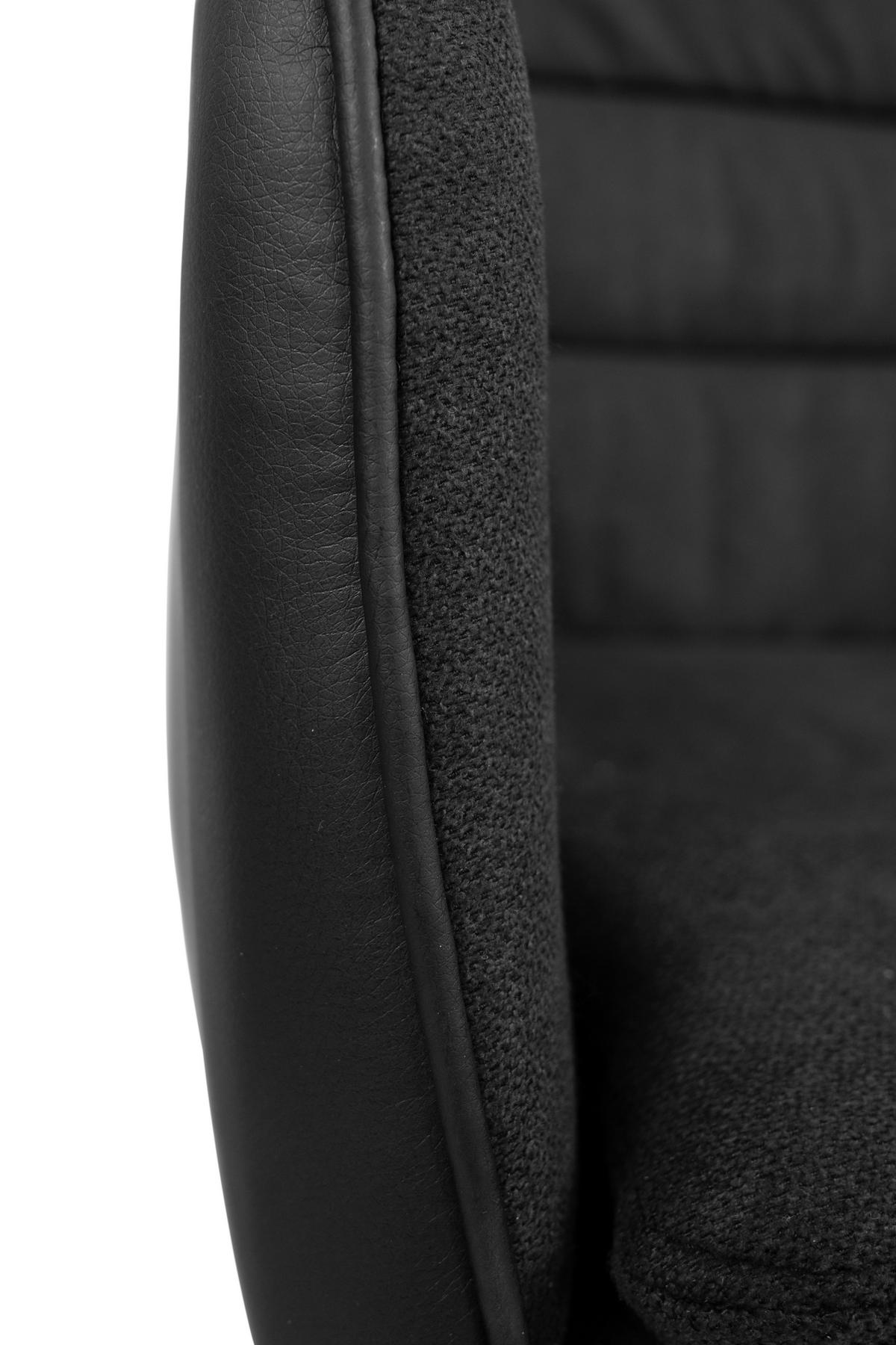 KRZESŁO Z PODŁOKIETNIKAMI LOGAN 70A - antracytowy/czarny, Konventionell, materiał drewnopochodny/metal (59/88/63cm) - MID.YOU