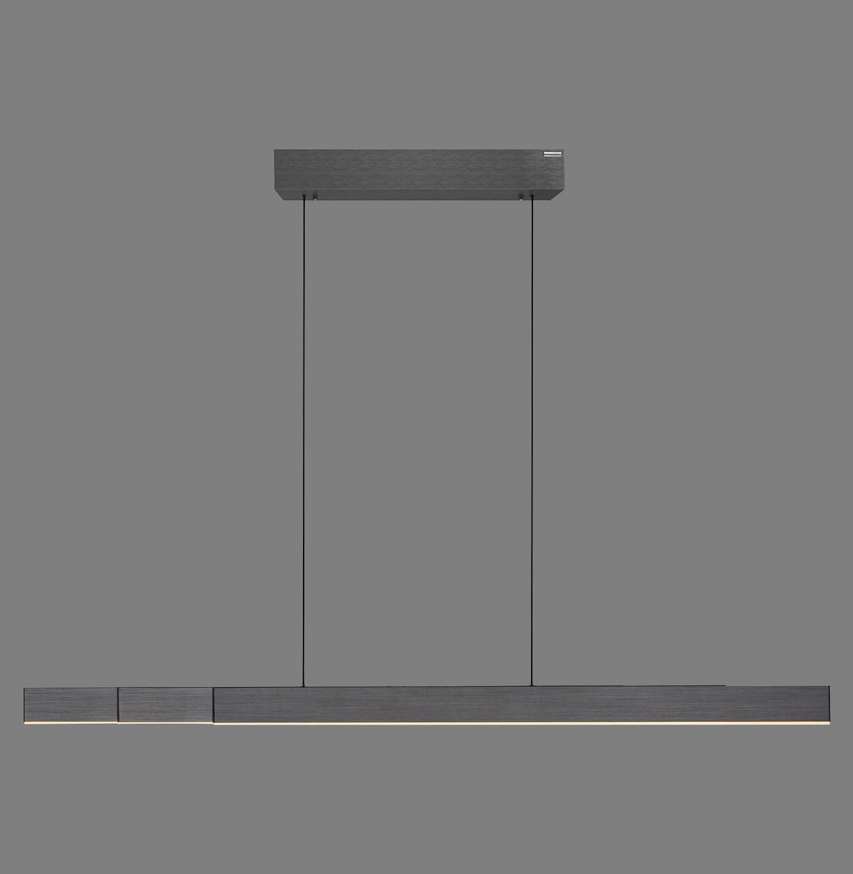 LAMPA WISZĄCA LED 2545-15 PURE-MOTO-RISE - jasnoszary, Design, tworzywo sztuczne/metal (200/8,2/240cm) - Neuhaus PURE
