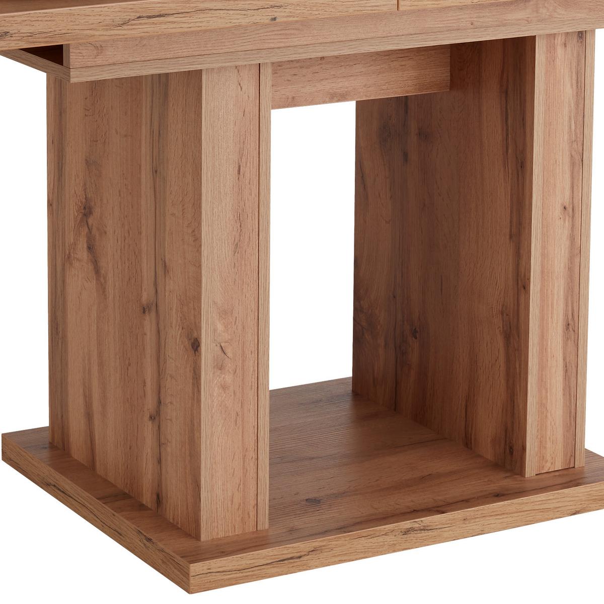Raztegljiva Miza Patrik, Barva Hrasta, 150-190x90 - barve hrasta, Konvencionalno, leseni material (150 (190)/76/90cm)