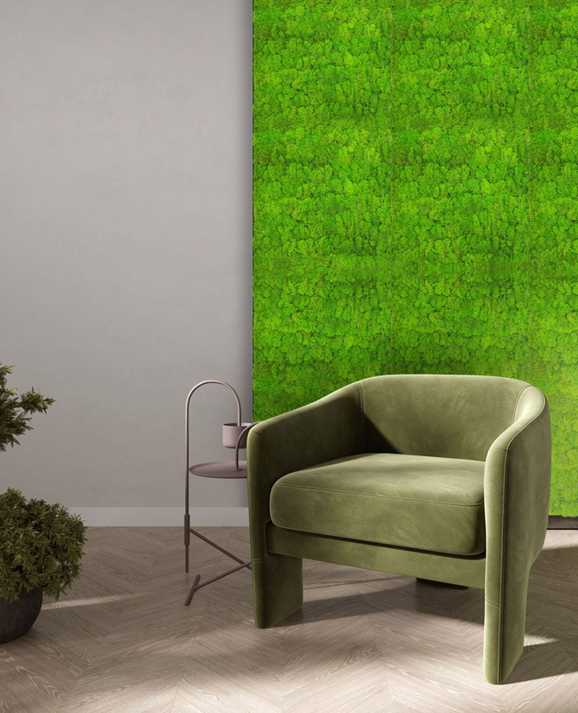 PANEL AKUSTYCZNY 11102 BRIGHT GREEN - jasnozielony, Konventionell, materiały naturalne (52/52/4cm) - Jangal
