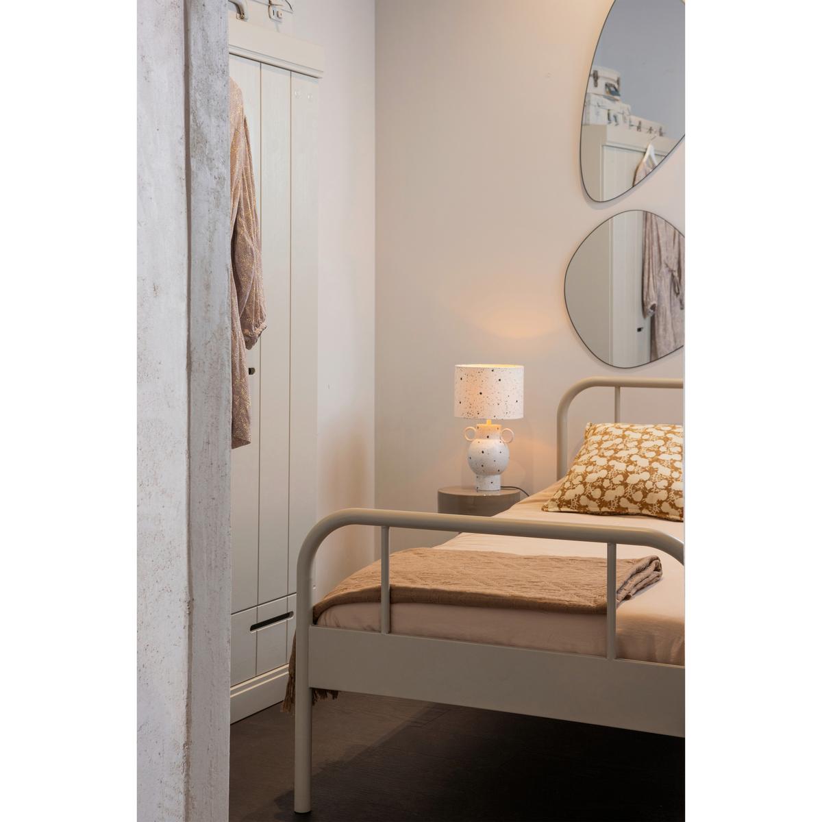 Metallbett Mata Sandfarben ca. 90x200 cm - Sandfarben, Basics, Metall (90/200cm) - MID.YOU