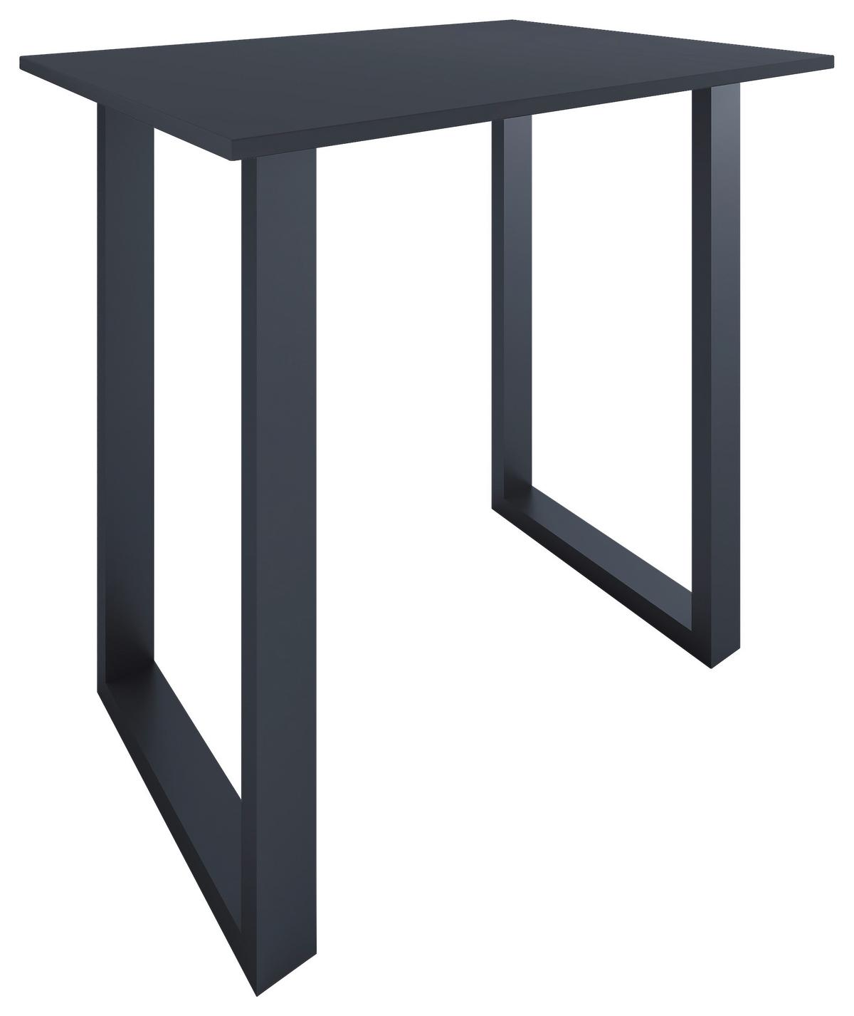 Barska Miza Xona, Antracit, Črna, 110x80cm - črna/antracit, Konvencionalno, kovina/leseni material (110/80/102cm)