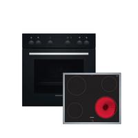 Herdset EQPOWER01K in Schwarz/Edelstahlfarben - Basics (60cm) - Siemens
