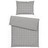 Bettwäsche Karo Allover Hellgrau ca. 140x200cm - Hellgrau, KONVENTIONELL, Textil (140/200cm) - Mömax