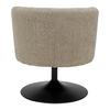 SNURRSTOL GIRO -TREND- - greige/silver, Modern, metall/textil (67/68/73cm) - Premium Living