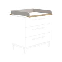NAKŁADKA DO PRZEWIJANIA 1297134 BENNE - kolor dębowy/jasnoszary, Basics, materiał drewnopochodny (94,8/12,5/78,4cm) - Paidi