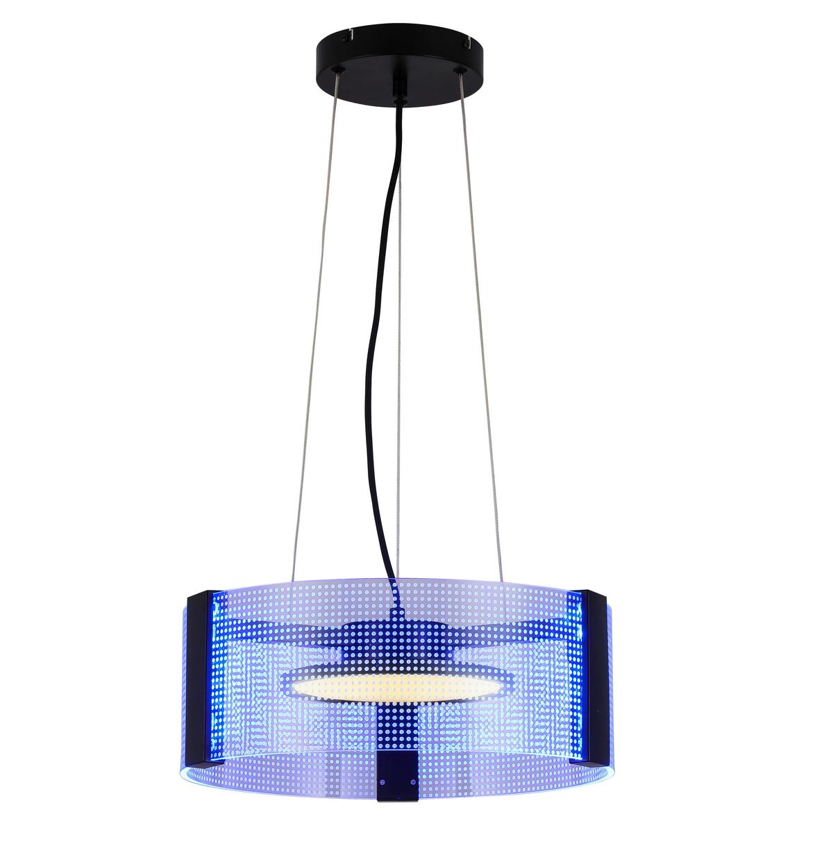 LAMPA WISZĄCA LED MARGE - czarny/biały, Modern, tworzywo sztuczne/metal (40/120cm) - Bessagi Home