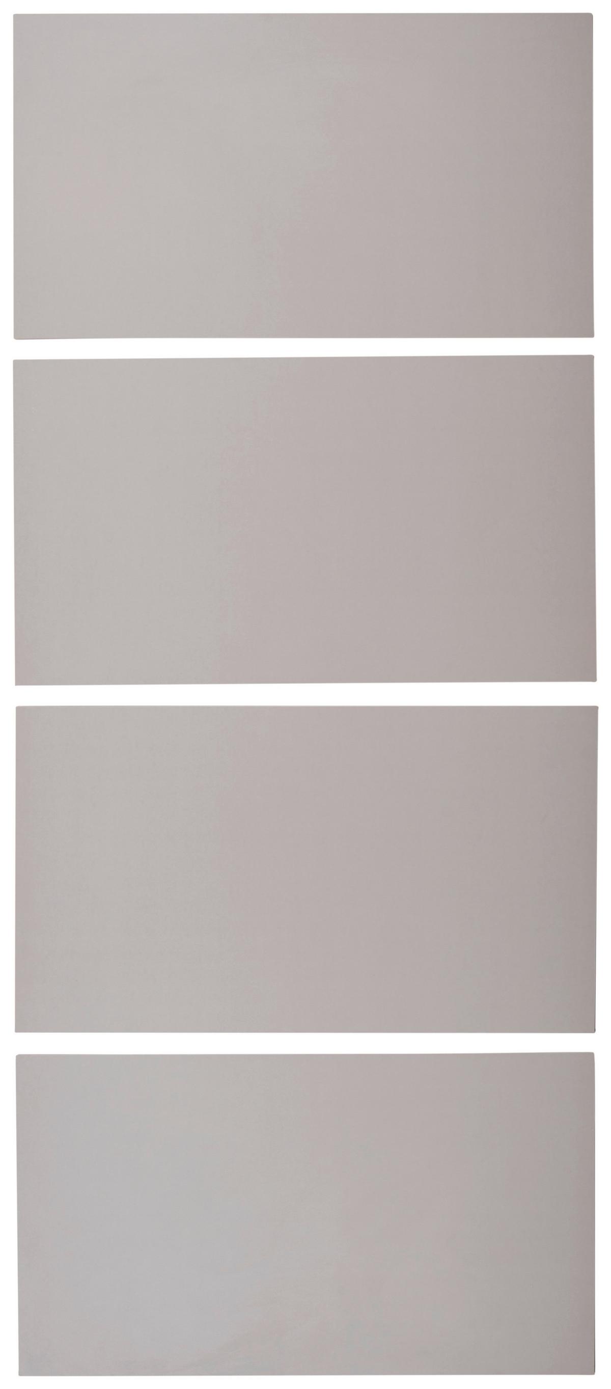 Panel Fronte Kliznih Vrata Unit, Normalna Visina, Š: 90cm - svijetlo siva, Moderno, drvni materijal - Based