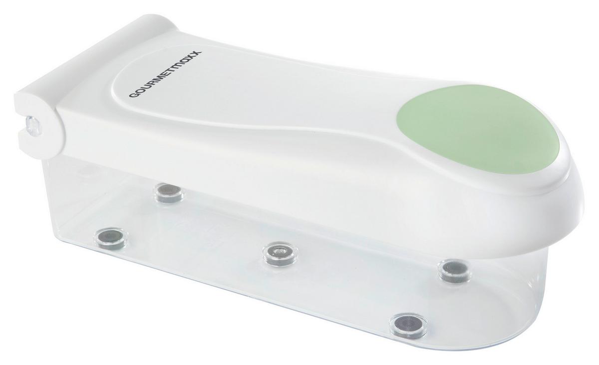 Gemüseschneider Gourmetmaxx Multi-Schneider Weiß/Grün - Salbeigrün/Weiß, KONVENTIONELL, Kunststoff/Metall (27,5/11,5/9,5cm)