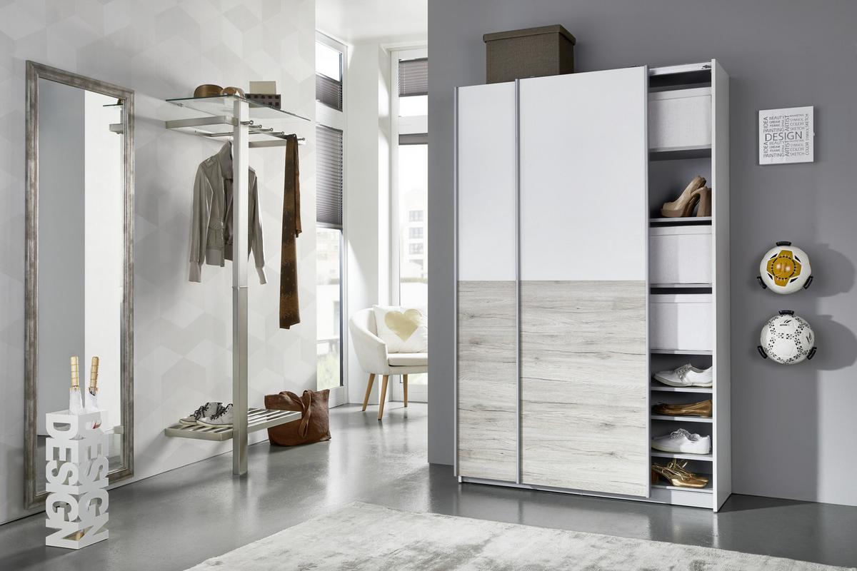 Suport pentru umbrele DESIGN - alb, Modern, metal (16/48/16cm) - Modern Living
