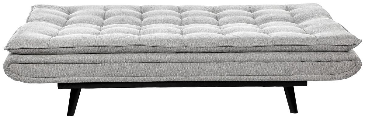 Schlafsofa Sun Grau - Schwarz/Grau, MODERN, Holz/Textil (190/83/93cm) - Mömax