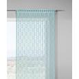 Fadenstore Tom in Jade, ca. 95x240cm - Blau, ROMANTIK / LANDHAUS, Textil (95/240cm) - MÖMAX modern living