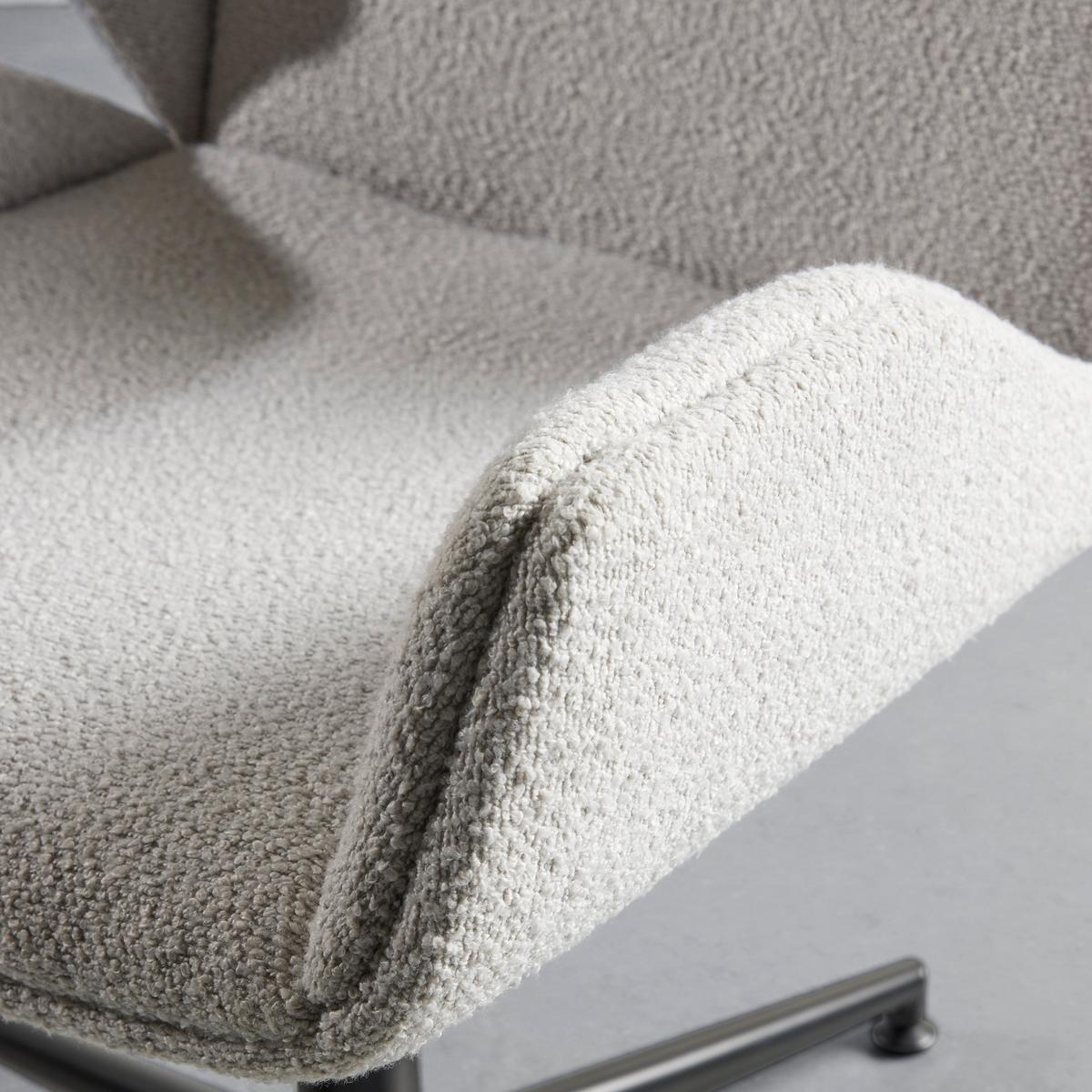 KRZESŁO Z PODŁOKIETNIKAMI LENNOX -TREND- - jasnoszary/czarny, Modern, metal/tkanina (60/87/58cm) - Premium Living