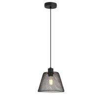 Lampă suspendată YLVIE - negru, Modern, plastic/metal (20/120cm) - Based
