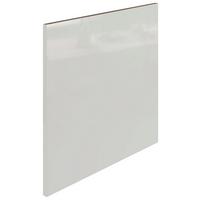 Geschirrspülerblende in Lichtgrau glänzend - Grau, MODERN, Holzwerkstoff (59,4/54,5cm) - FlexWell