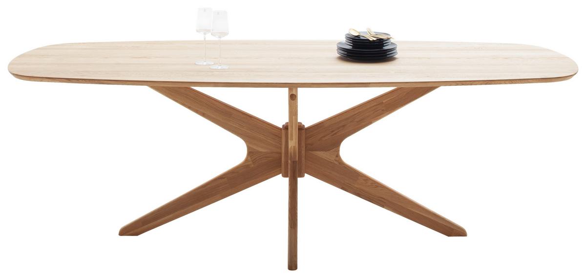 Esstisch Jefferson Wildeiche Echtholz - Wildeiche, MODERN, Holz (180/75/90cm) - Premium Living