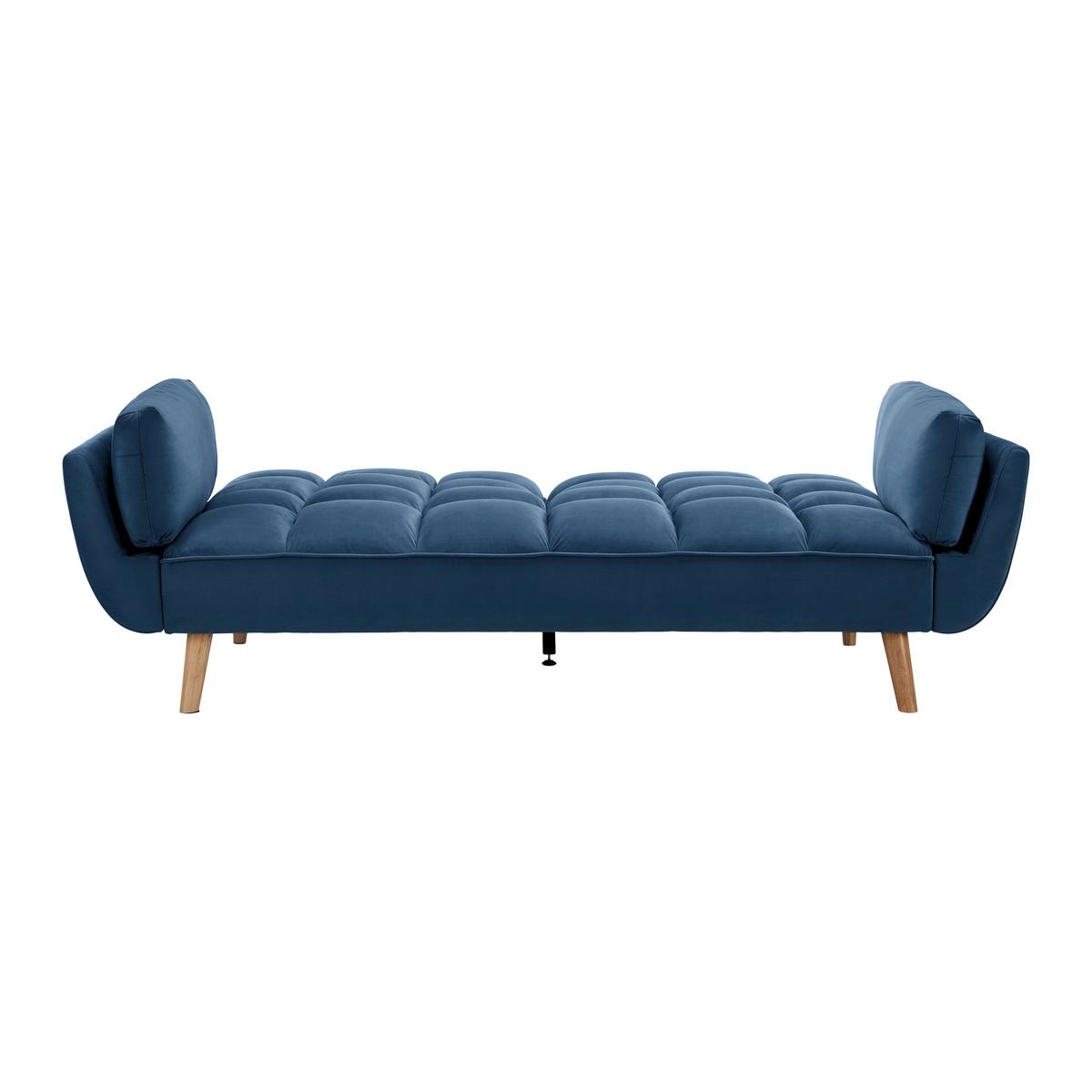 Canapea extensibilă CORA - albastru, Modern, lemn/textil (214/92/81cm) - Bessagi Home