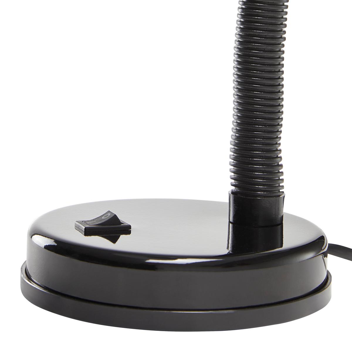 Lampă de birou Leona - negru, plastic/metal (14,5/14,5/37,8cm) - Best Price
