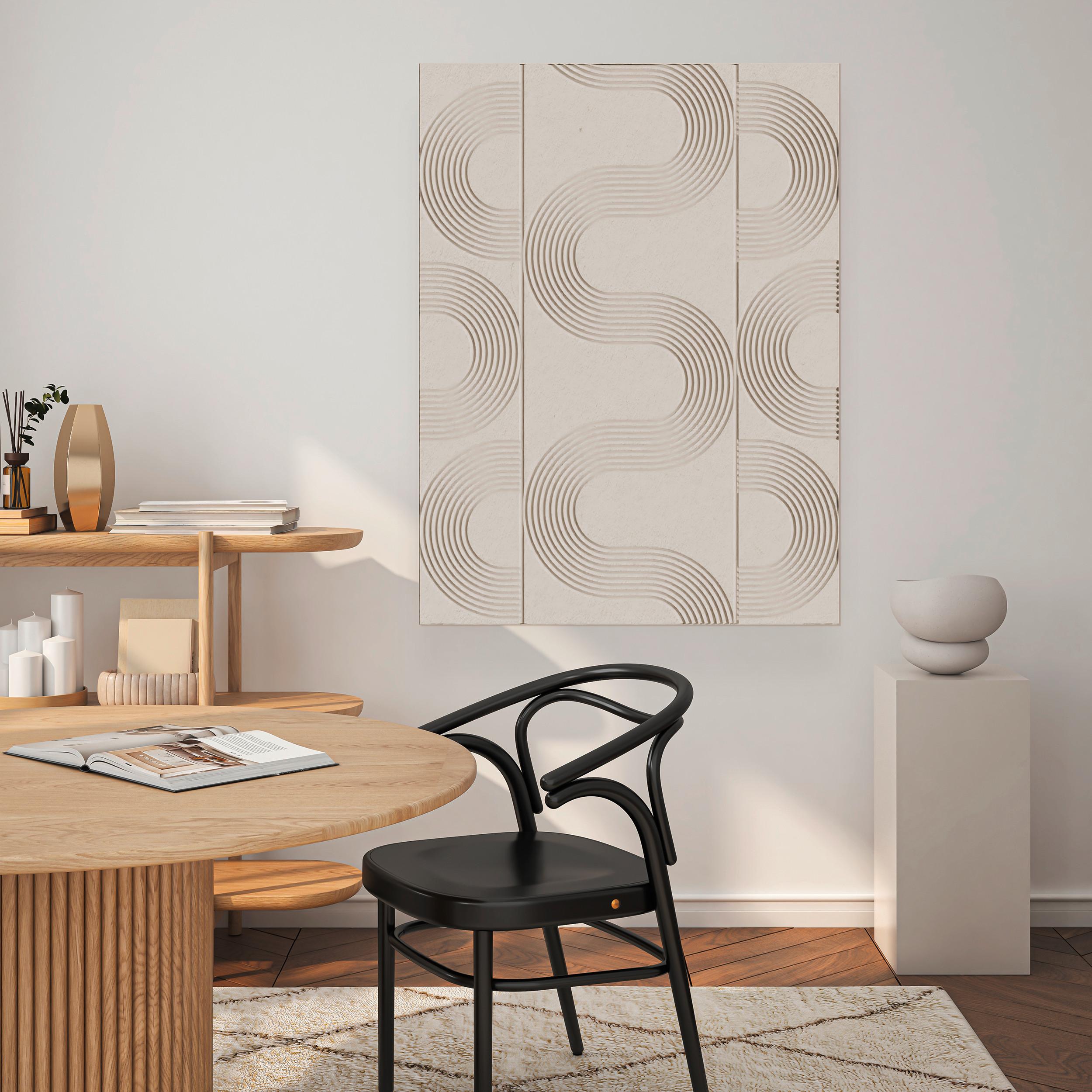 Akustični Panel Mariella, Bež, 90x120cm - bež, tekstil (90/120cm) - Premium Living