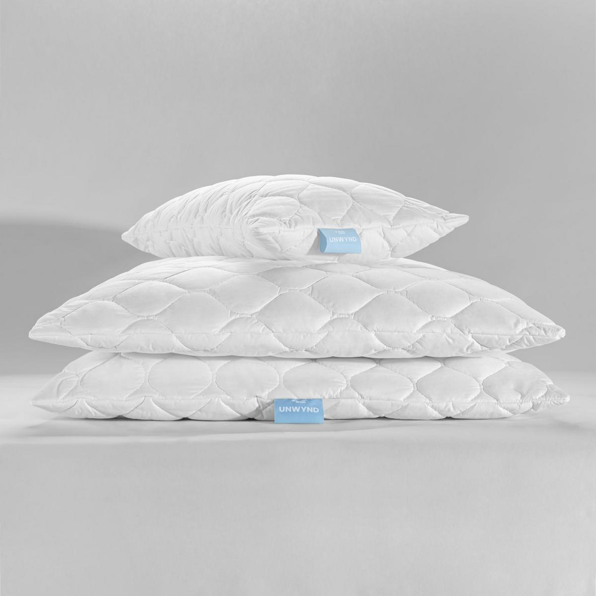 PODUSZKA POD GŁOWĘ KISSEN CYCLE - biały, Basics, materiały naturalne/tkanina (40/80cm) - UNWYND