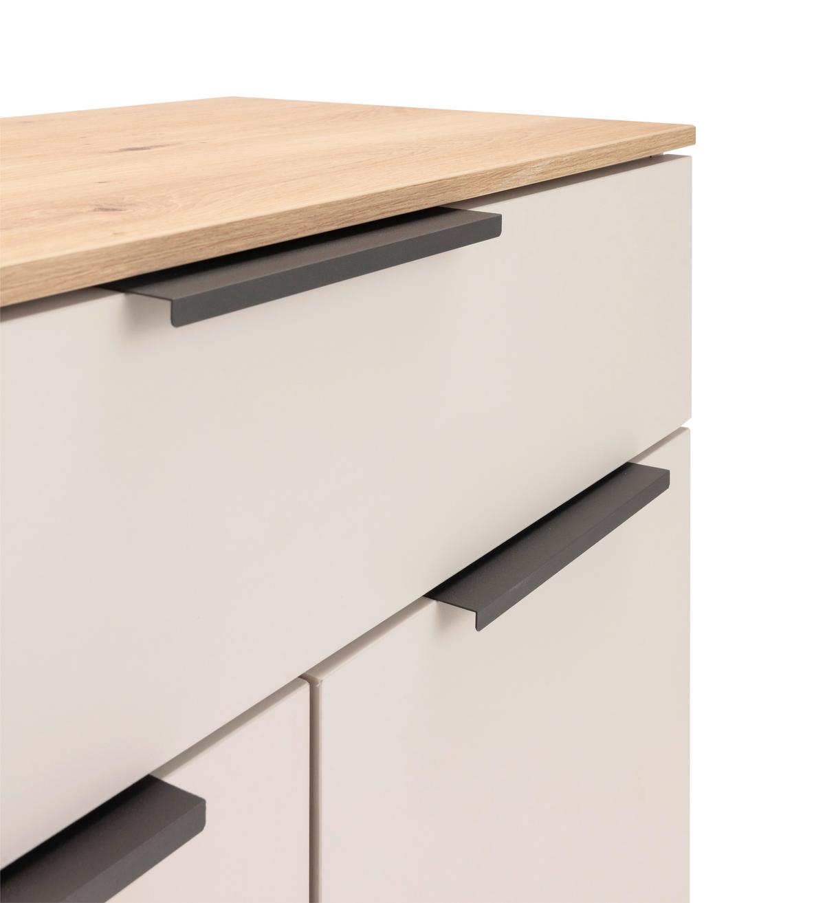 Komoda Pronto - kašmir/antracit, Moderno, metal/pločasti materijal (69/105/35,5cm) - Modern Living