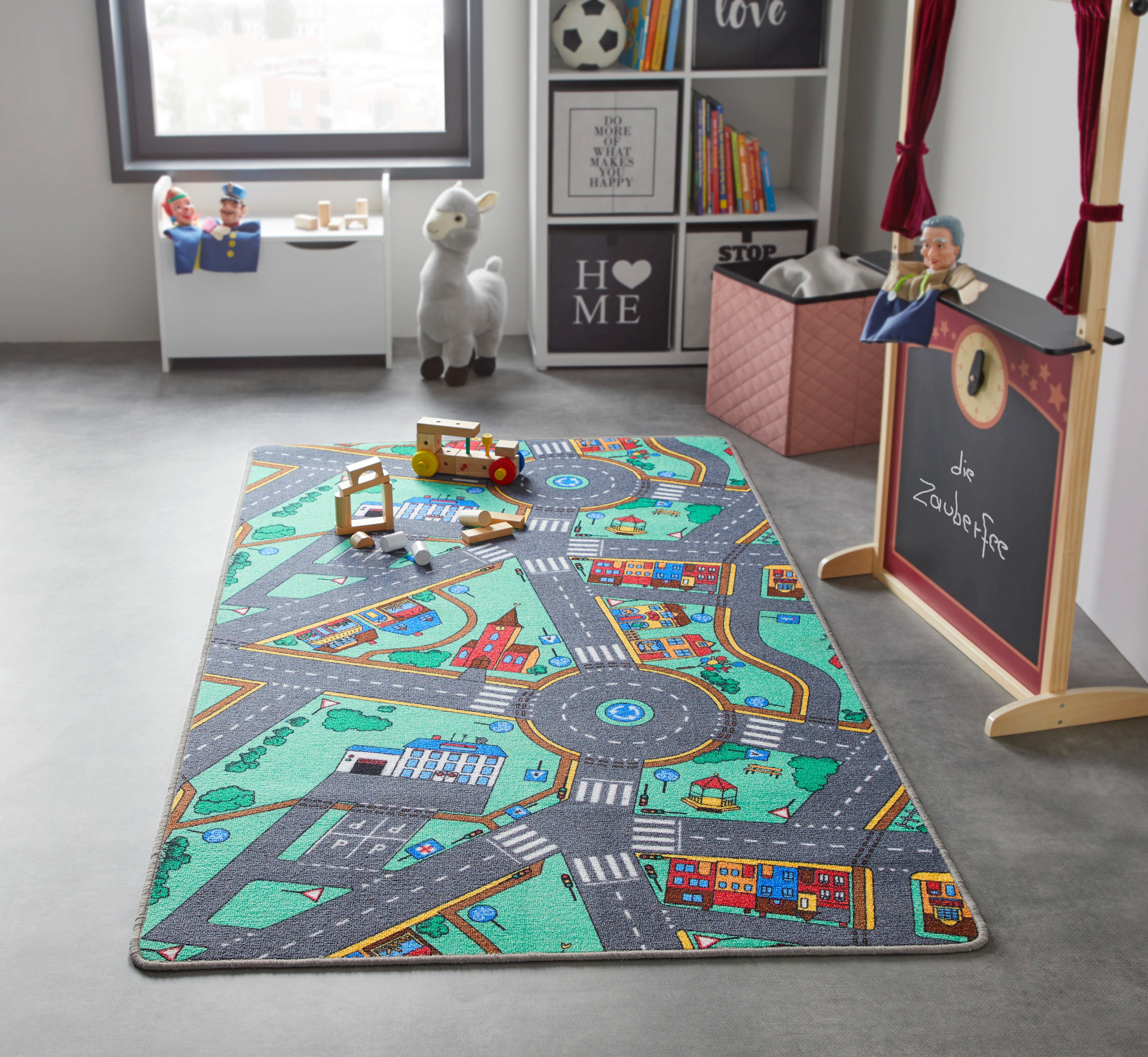 Igralna Preproga Ralley, Večbarvno, 100x175 Cm - večbarvno, tekstil (100/175cm) - Modern Living