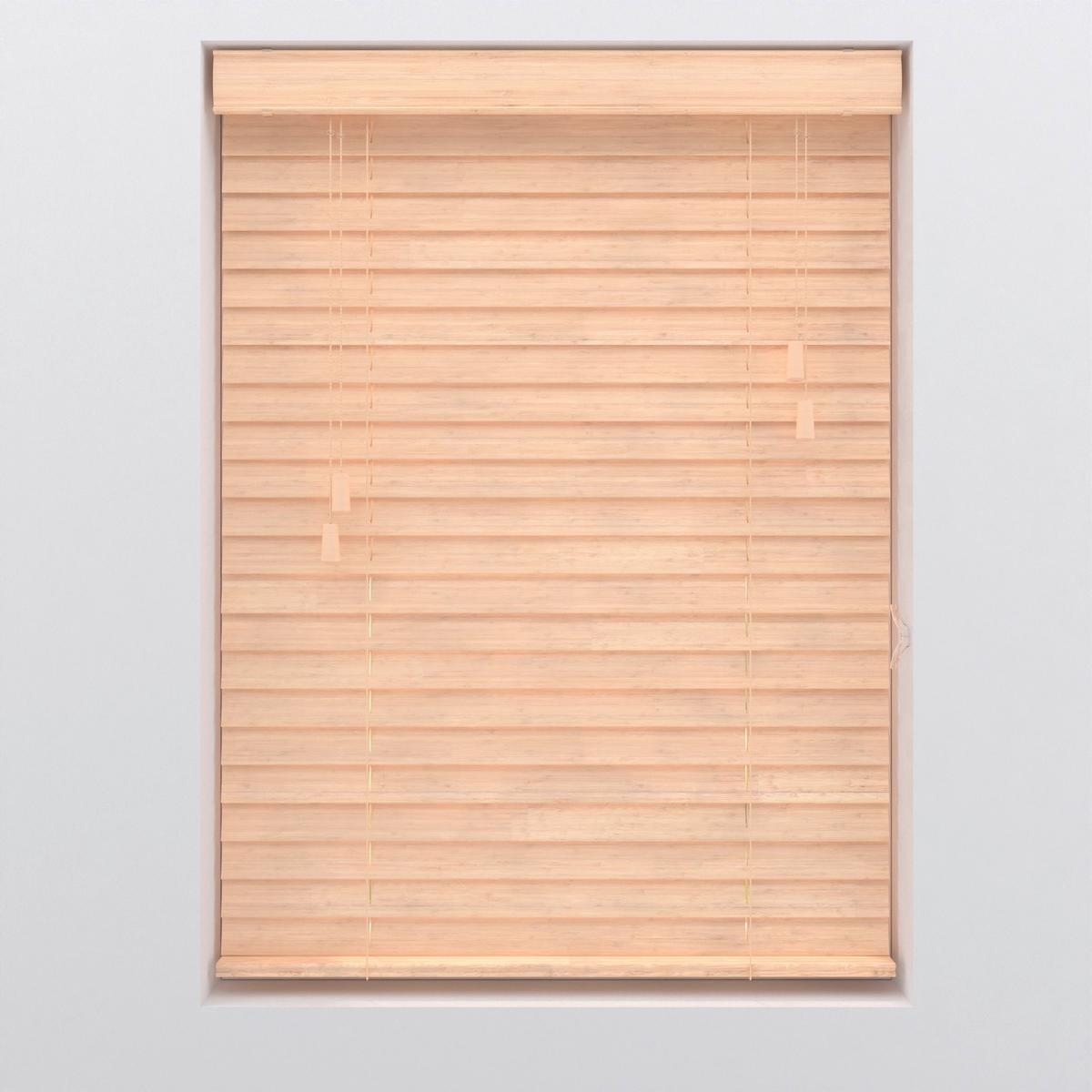 Jalousie Venetian Natur ca. 60x130cm - Naturfarben, Natur, Holz (105/130cm)