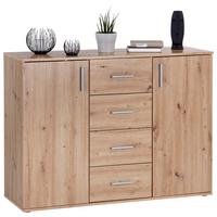 Comodă Ina - stejar Artisan, Modern, material pe bază de lemn (132/94,8/38,3cm) - Modern Living