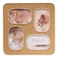 Okvir Za Slike - Kolaž Sien, Ø:31cm - karamela, Basics, drvni materijal (31cm)